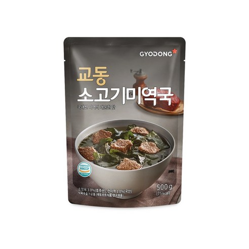 [교동식품] 소고기미역국500g(실온), 500g, 1개