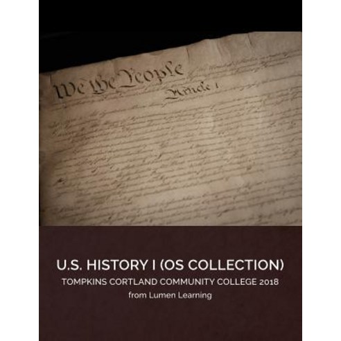 United States History 1 Os Collect Paperback, State University of New York Oer Services