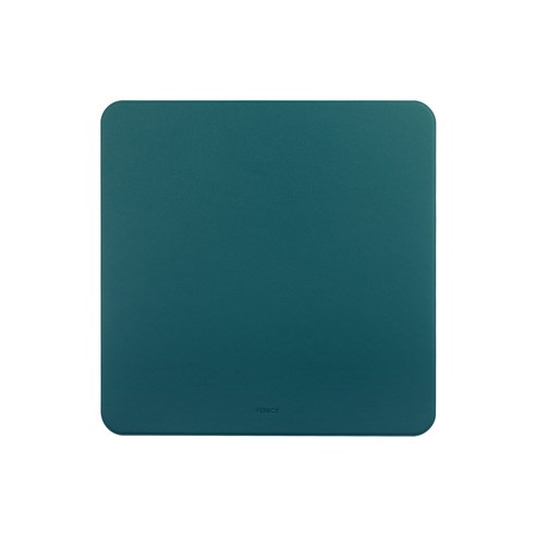 FENICE 조약돌 가죽 마우스 패드, DEEP GREEN, 1개