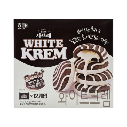 해태제과 사브레 화이트크렘
