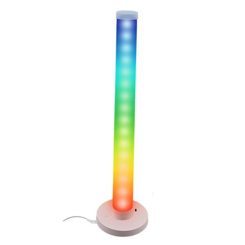 음성 활성화 분위기 조명 원격 제어 LED 스트립 크리에이티브 RGB 사운드 제어 조명 DJ용 분위기 스트립 조명, 400x100x100MM, 플라스틱, 블루투스 앱