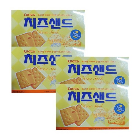 크라운 치즈샌드, 240g, 4개