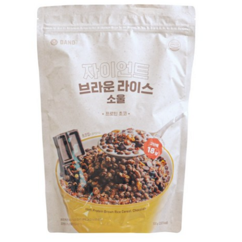 다노 자이언트 브라운라이스소울 프로틴초코, 500g, 2개