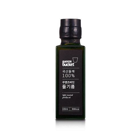 쿠엔즈버킷 국산 저온압착 들기름 100ml, 100ml, 1개