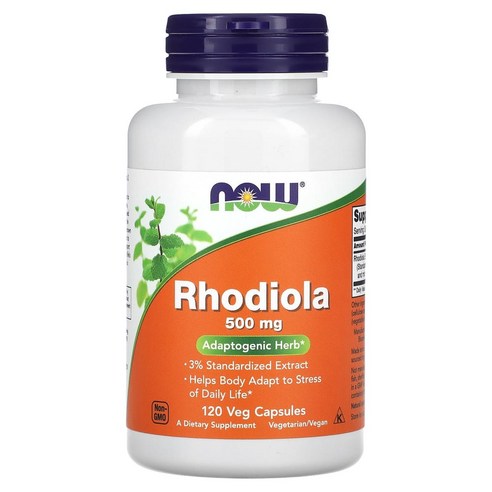 나우푸드 홍경천 500mg 베지 캡슐 120정