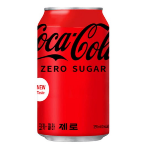 코크제로 코카콜라 제로 캔, 355ml, 24개