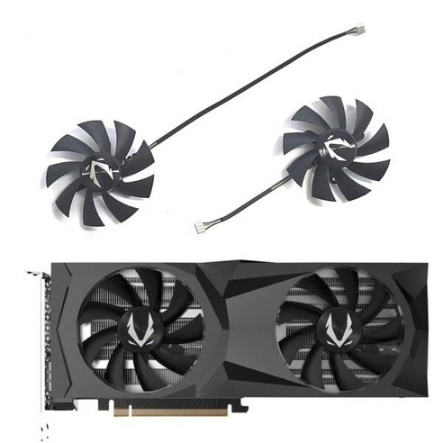 그래픽 카드 냉각 선풍기 GA92S2U RTX 2070 GPU ZOTAC Gaming GeForce 2060 SUPER Twin 2080, 03 1SET