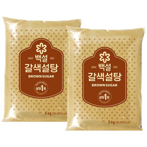 백설 갈색 설탕 5kg 2개 판매 
가루/조미료/오일