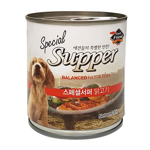 굿프랜드 스페셜서퍼 강아지캔 285g, 닭고기, 32개입