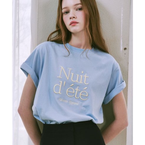 론론 RONRON NUIT D ETE T SHIRT SKYBLUE