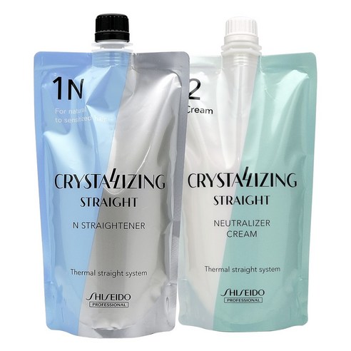 시세이도 크리스탈라이징 스트레이트크림 1제 2제, N(손상)+2제크림, 1세트, 400ml