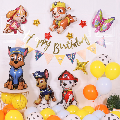 PAW patrol 파우 패트롤 풍선 세트 만화 애니메이션 생일, SET1^^