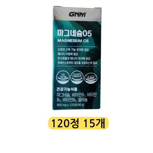 GNM자연의품격 마그네슘 05, 120정, 2개
