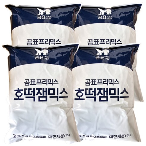 대한제분 곰표 호떡잼믹스 2.5kg X 4개입 (1박스), 4개