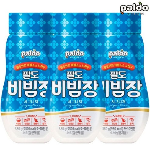 팔도 비빔장 소스 시그니처 380g X 3개, 이상품[선택]_ws