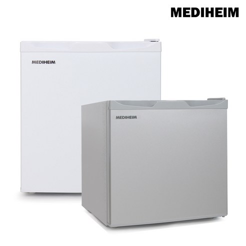 메디하임 냉장고 MHR-50G 화이트/실버 사무실 소형 원룸 미니 컴프레셔3년무료AS