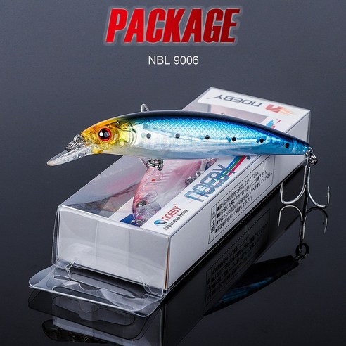 NOEBY Wholesale Fshery Fishing Supplies 100mm 13.6g Minnow Fishing Lure Bait for Fishing NBL9006, 003