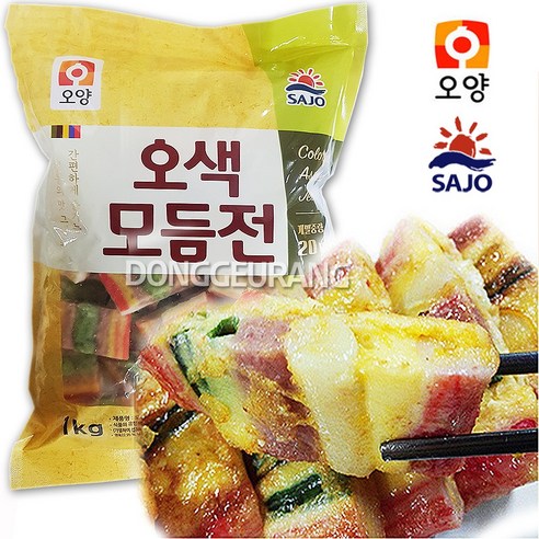 사조오양 오색모듬전 1kg, 1개