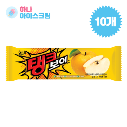 해태 탱크보이 배맛 30개 아이스크림, 120ml