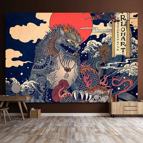 스노우드림 패브릭포스터 인테리어 바란스 패브릭 포스터 태피스트리, 50*40, WL18
