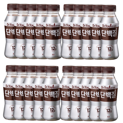 닥터유 드링크 단백질 초코맛, 240ml, 20개