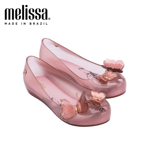 미니멜리사 봄여름 귀여운 감미로운 입체 리본 토오픈 큰아동 단화 여자샌들 3종색상