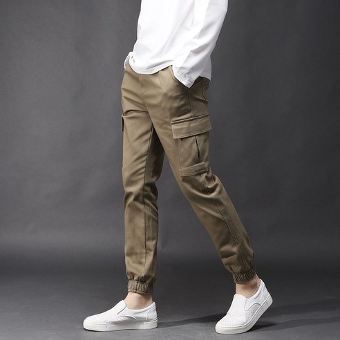후앙스 데일리 면워싱 스판 카고 조거팬츠 ABCP-6257