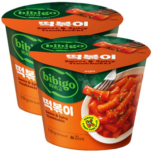 비비고 컵떡볶이, 5개, 110g