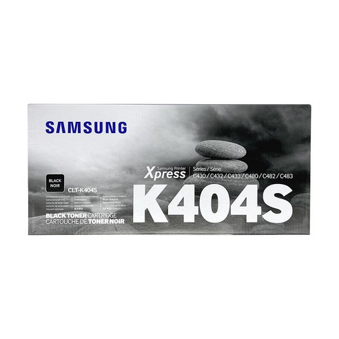 삼성 CLT-K404S 검정 SL-C430 SL-C432 SL-C433 SL-C480 SL-C482 SL-C483 정품토너, 1