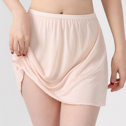 엘라운지 국산 인견 속치마 2종 M-2XL