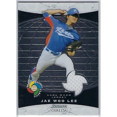 2009 WBC KOREA 이재우 국가대표 유니폼 야구카드 두산 베어스 Bowman Chrome, 1개