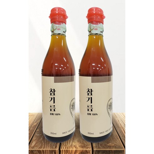40년전통 시골방앗간 참기름 350ml/저온압착착유/원리떡방앗간, 참+들세트, 350ml, 1개