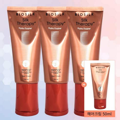 [KT알파쇼핑]실크테라피 하이드로 피니셔 크림 150mlX3+ 50ml 1개, 실크테라피하이드로피니셔크림150mlX3+50ml1개 실크테라피헤어에센스