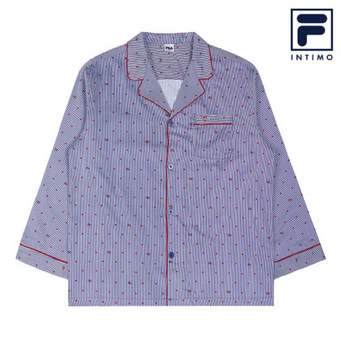 FILA 휠라 키스미 남성 파자마 상의 FI4PJC1609M NAY