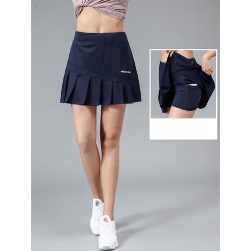 코트 위 스타일과 퍼포먼스를 동시에! 플리츠 치마바지로 자신감을 더하세요.