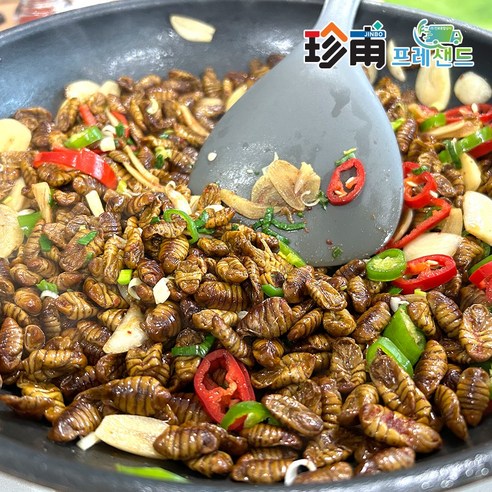 건강하고 맛있는 추억의 간식: 무염 무첨가 냉동 번데기