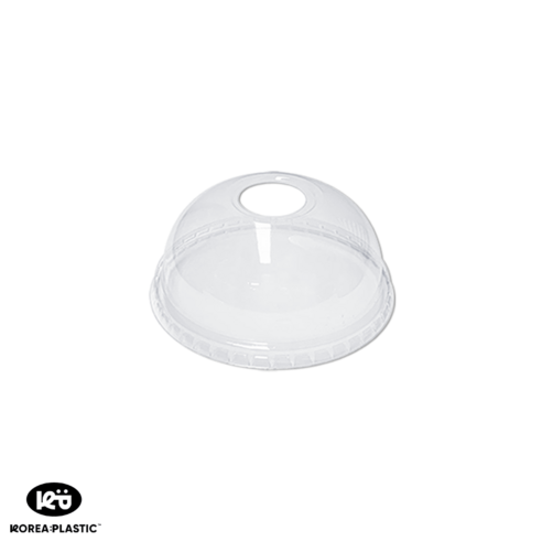KP 92파이 돔뚜껑 국산형 투명 PET 1박스, 1개, 1000개, 돔형