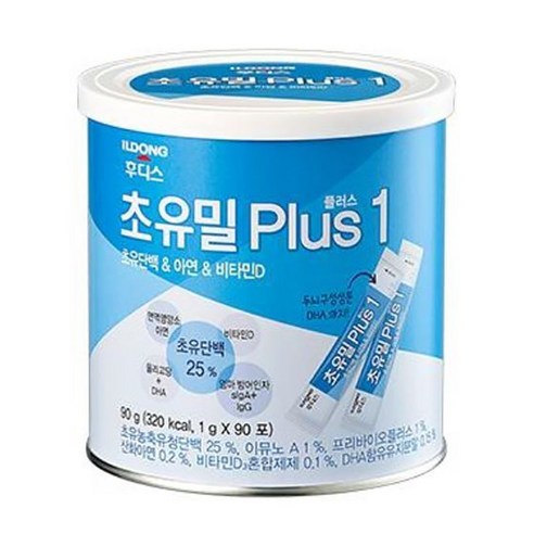 일동후디스 초유밀플러스 스틱분유 1단계, 1캔, 100포
