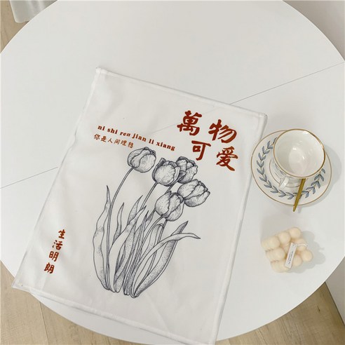 DFMEI 복고풍은 덕담을 의미합니다. 벽걸이 담요 배경 천 홈웨어 배경 장식.천 ins 벽장식, DFMEI 만물, {"크기":"35*46cm"}