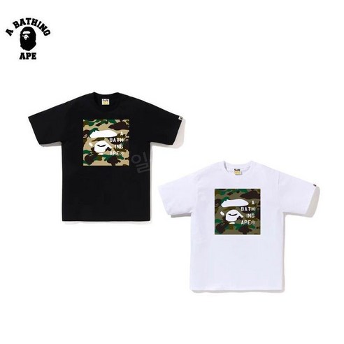 어베이싱에이프 정품 / 1st 카모베이프 페이스 태그 로고 반팔티 1ST CAMO BAPE FACE TAG LOGO TEE