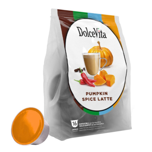 Dolce Vita 돌체비타 돌체구스토 호환용 커피 캡슐 호박 라떼 16캡슐