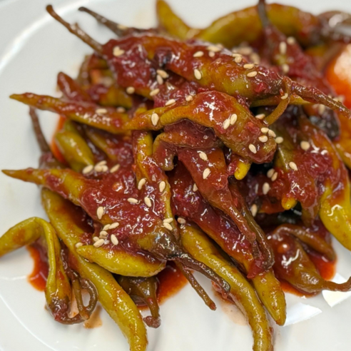 천애반찬 젓갈고추 장아찌 시장반찬
