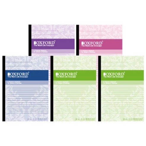 옥스포드)잘펴지는노트, 1세트, (B5/30매/N1002600) 5권