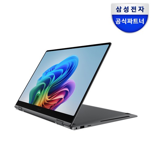 삼성전자 갤럭시북5 프로360 NT960QHA-K71A 인텔 울트라7 고해상도 16인치 AI 코파일럿+ S펜 드로잉 2in1 노트북, NT960QHA-K71AG, WIN11 Home, 16GB, 1TB, 그레이