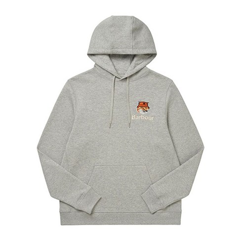 BARBOUR MOL0569 MOL GY52 바버x메종키츠네 폭스헤드 남성 후드티