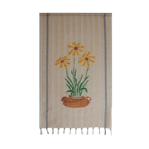PP그림발 해바라기 난 야자수 수동발 창문발 현관발, C/90x170cm