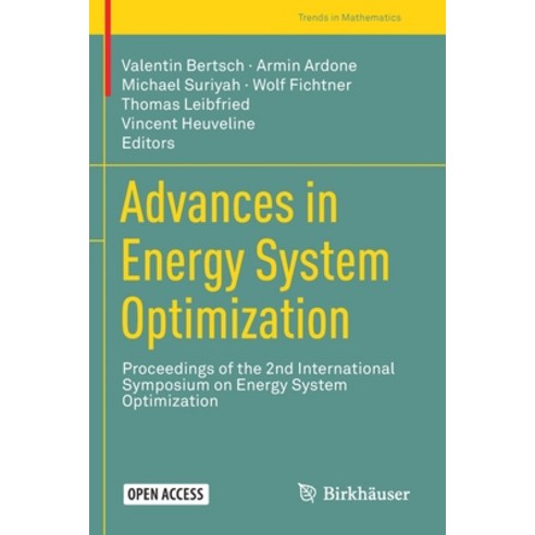 Advances in Energy System Optimization: Proceedings of the 2nd International Symposium on Energy Sys... Paperback, Birkhauser