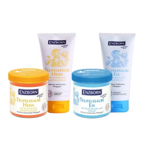 독일 악마의 발톱 크림 / 쿨 / 핫 / 근육통 / 통증완화크림, 쿨타입, 2개, 200ml