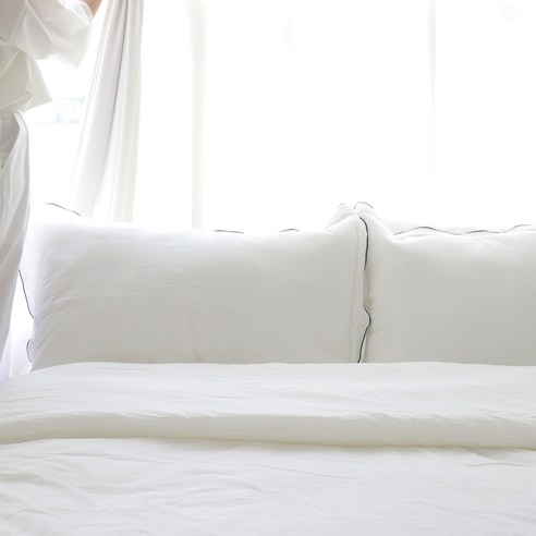 밤새 뒤척이는 당신을 위한 마법, 마땡블랑 수피마 베개커버로 꿀잠 예약!