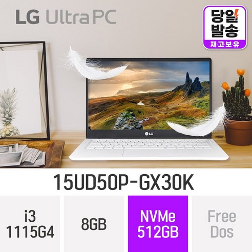 [오늘출발] LG 2021 울트라PC 15UD50P-GX30K